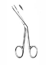 FOMON Lower Lateral Scissors, strongly curved, 5-1/8