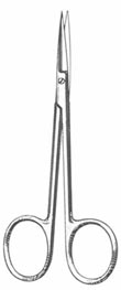 Dissecting Scissors, Fine Points, Closed Shanks, Stainless Steel, 6/PK