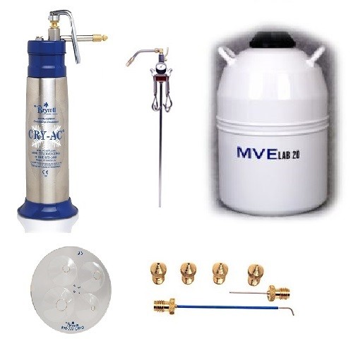 Dermatology Package with CRY-AC hand-held liquid nitrogen delivery system 16 oz. (500ml)