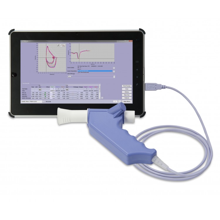 Easy on-PC is the New Standard in PC Spirometry 